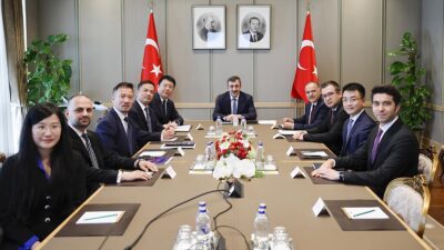 Cumhurbaşkanı Yardımcısı Cevdet Yılmaz, Huawei Kıdemli Başkan Yardımcısı ve Avrupa