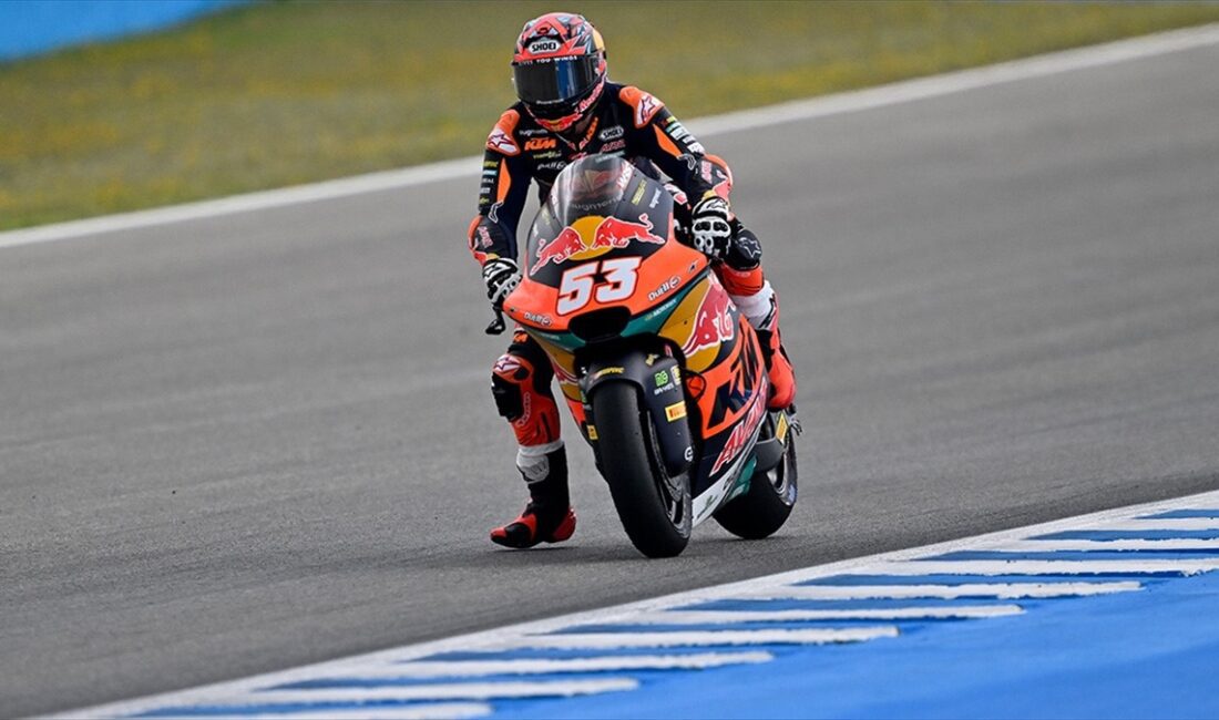Milli motosikletçi Deniz Öncü, Dünya Moto2 Şampiyonası'nın İspanya ayağını 14.