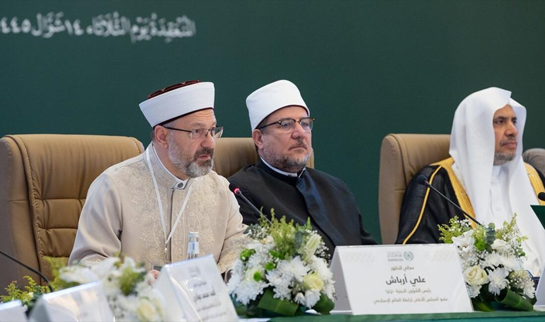 Diyanet İşleri Başkanı Ali Erbaş, "Müslüman devletlerin başta Filistin ve