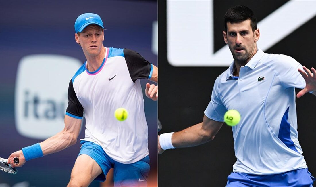 Teniste dünya klasmanının ilk iki basamağında yer alan Novak Djokovic