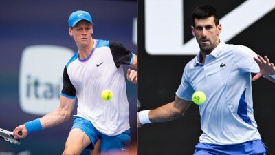 Teniste dünya klasmanının ilk iki basamağında yer alan Novak Djokovic