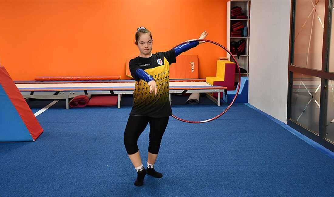 Down Sendromlular Dünya Spor Oyunları'nda (Trisome Oyunları) cimnastikte 2 altın