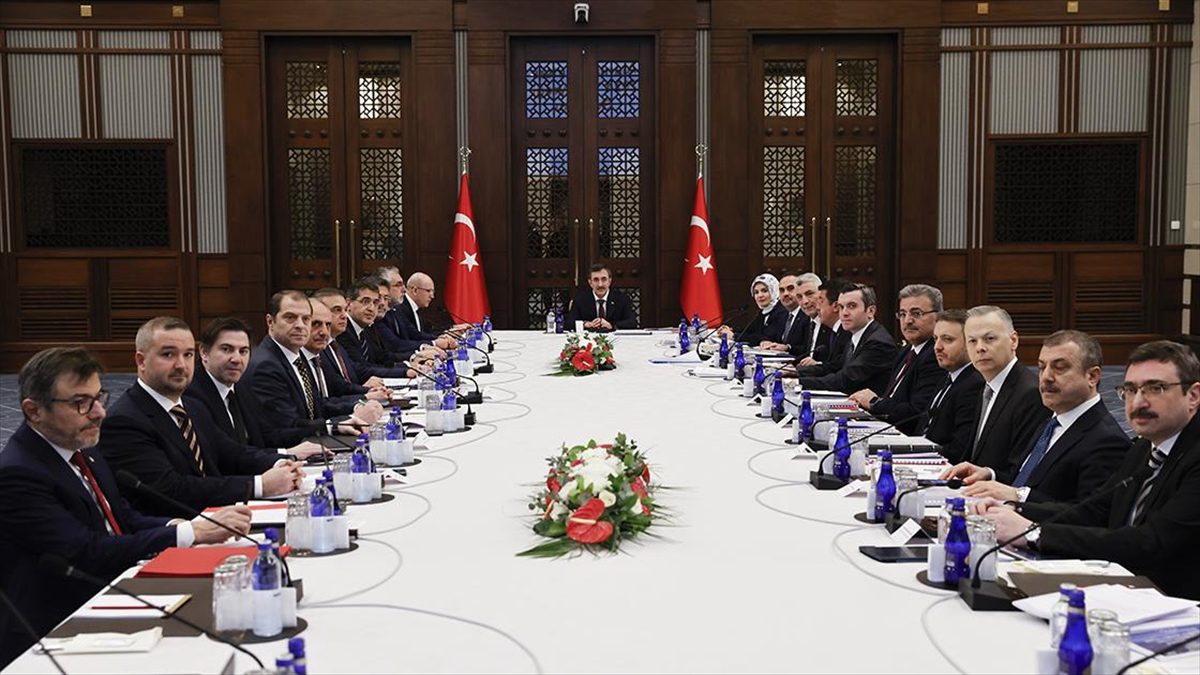 Ekonomi Koordinasyon Kurulu (EKK), Cumhurbaşkanı Yardımcısı Cevdet Yılmaz başkanlığında toplandı.