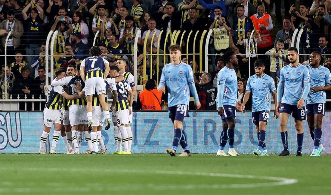 Fenerbahçe, Trendyol Süper Lig'in 31. haftasında konuk ettiği Yukatel Adana