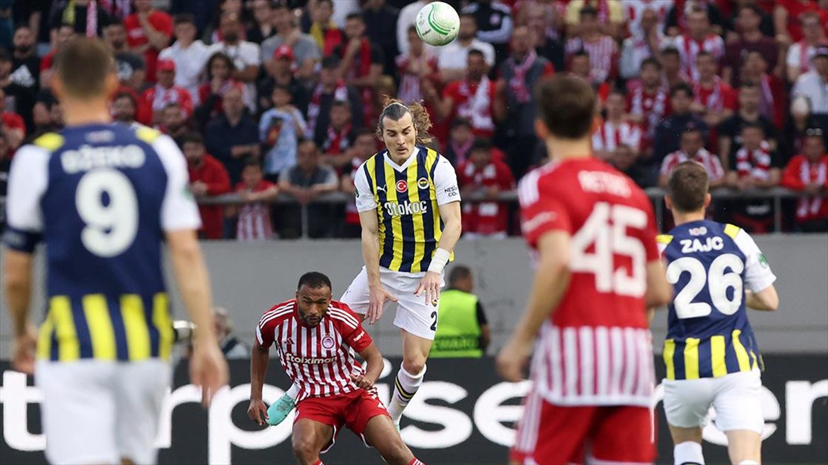 ATINA (AA) – UEFA Avrupa Konferans Ligi çeyrek final ilk
