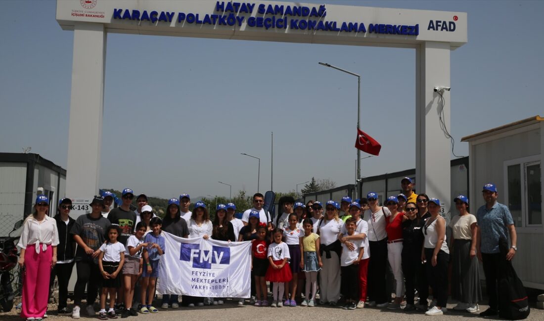 HATAY (AA) – Samandağ ilçesi Polat Köy Konteyner Kent’inde düzenlenen