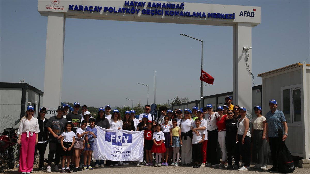 HATAY (AA) – Samandağ ilçesi Polat Köy Konteyner Kent’inde düzenlenen