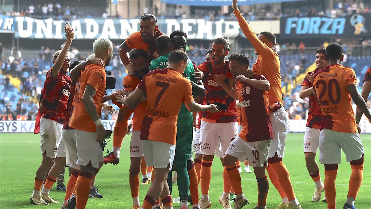 Trendyol Süper Lig'in 34. haftasında Galatasaray, Yukatel Adana Demirspor'u 3-0