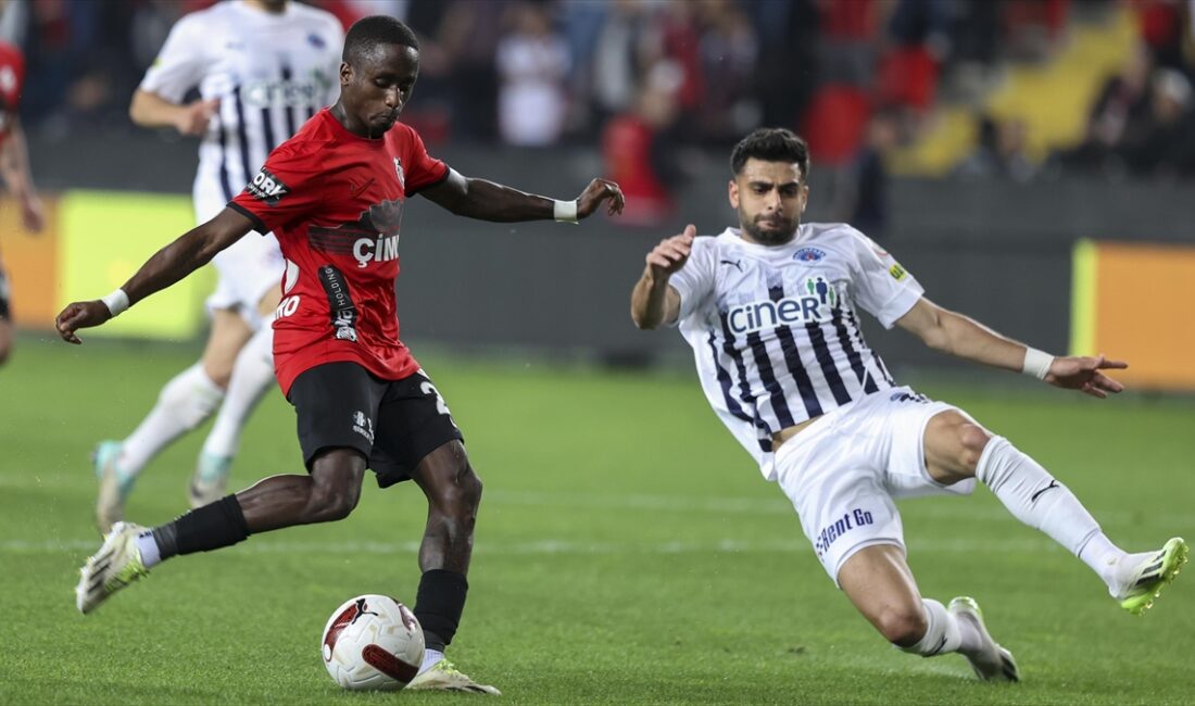 GAZIANTEP (AA) – Trendyol Süper Lig’in 33. haftasında Gaziantep FK,