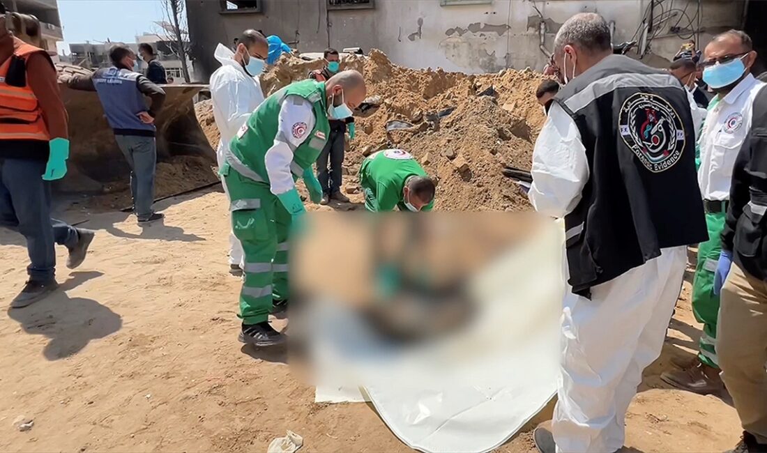 Gazze Şeridi'ndeki Filistin Sivil Savunma Birimi, İsrail ordusunun bölgeden çekilmesinin
