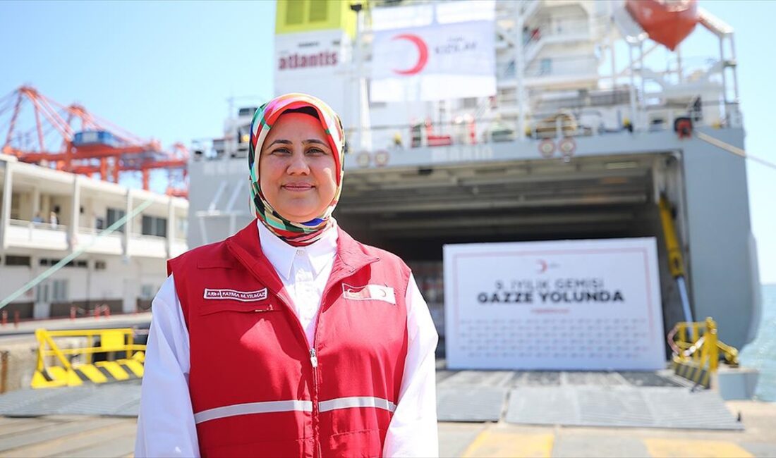 Türk Kızılay Genel Başkanı Fatma Meriç Yılmaz, Gazze'ye ulaştırılacak 3