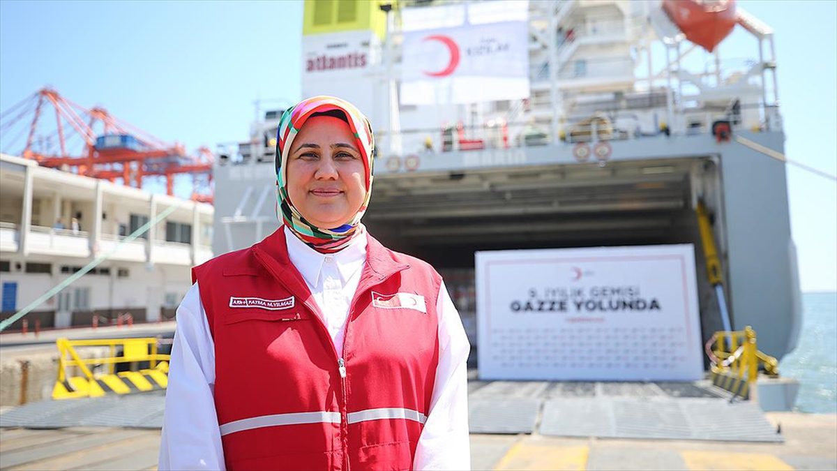 Türk Kızılay Genel Başkanı Fatma Meriç Yılmaz, Gazze'ye ulaştırılacak 3