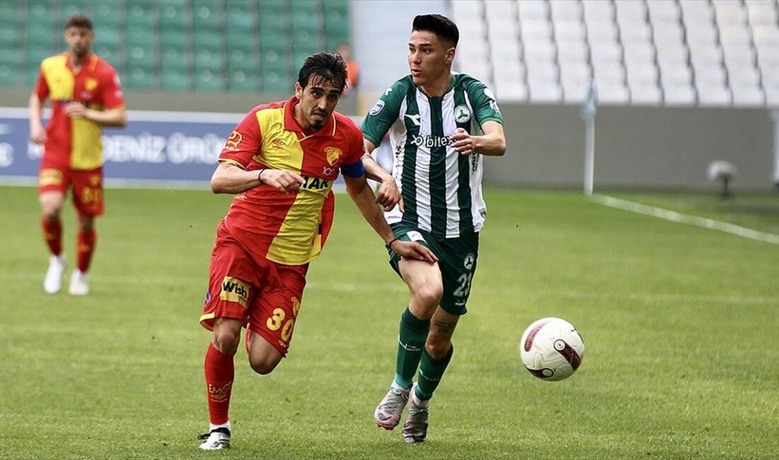 Trendyol 1. Lig'de deplasmanda Bitexen Giresunspor'u 3-0 mağlup eden Göztepe,