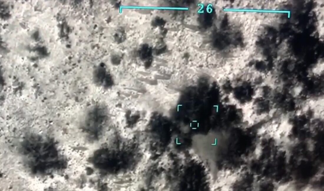 Milli Savunma Bakanlığı (MSB), Irak'ın kuzeyindeki Hakurk bölgesinde 5 PKK'lı