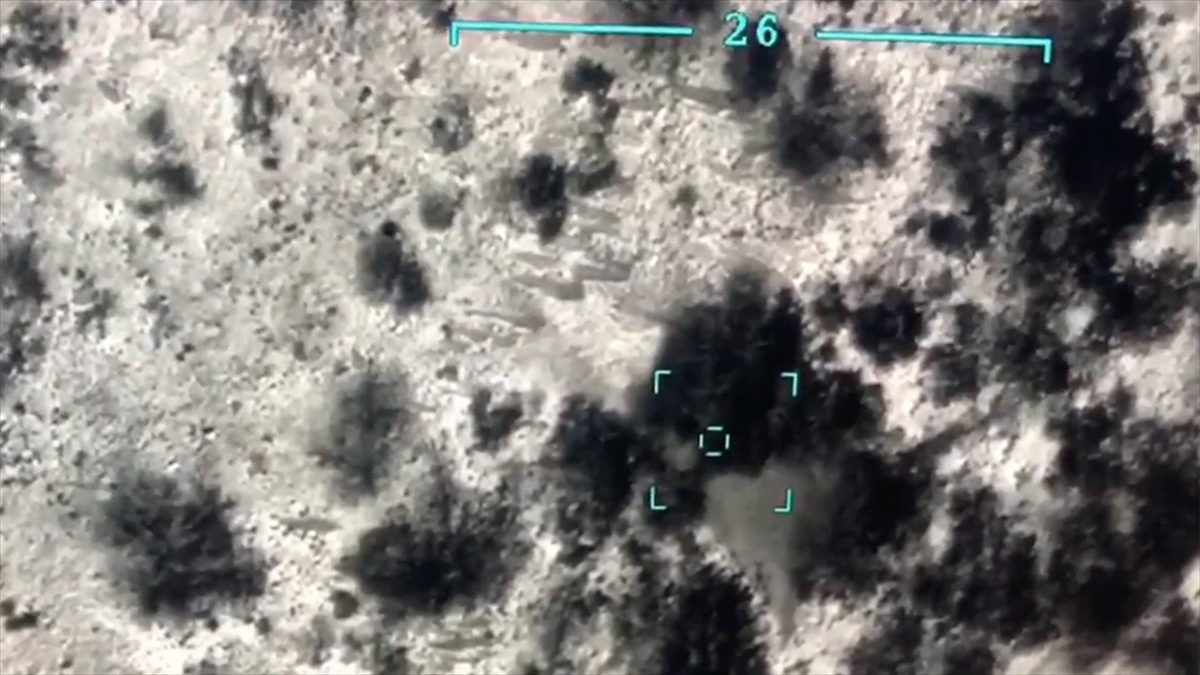 Milli Savunma Bakanlığı (MSB), Irak'ın kuzeyindeki Hakurk bölgesinde 5 PKK'lı