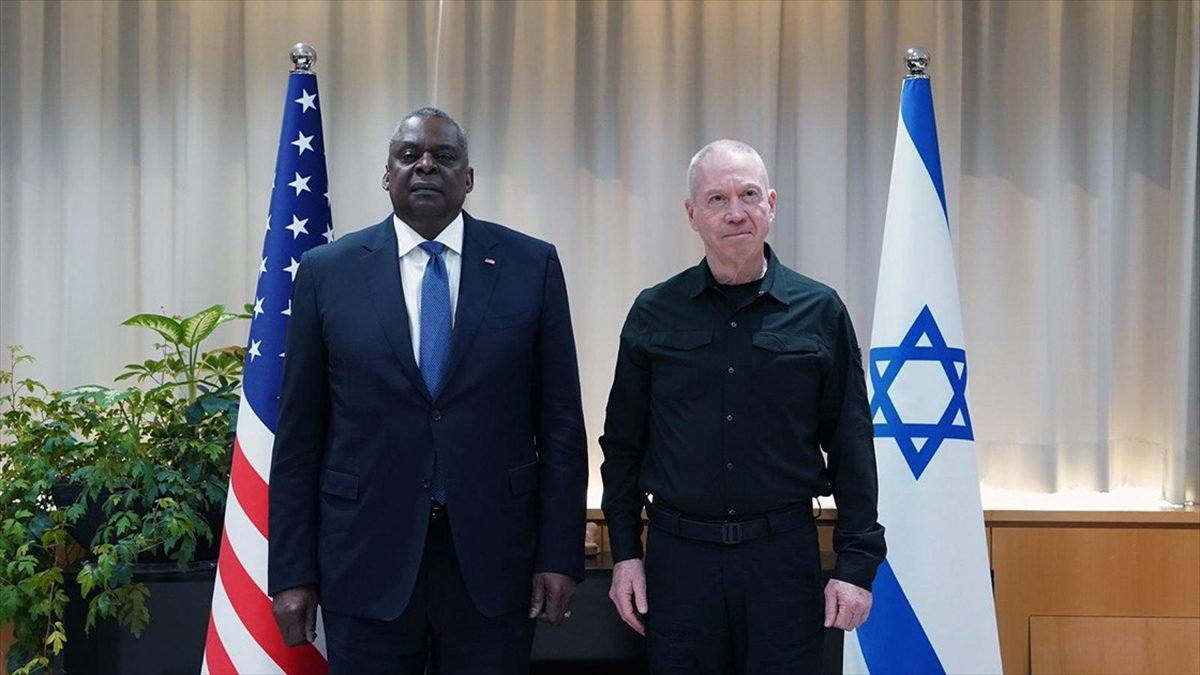 İsrail Savunma Bakanı Yoav Gallant, ABD'li mevkidaşı Lloyd Austin ile