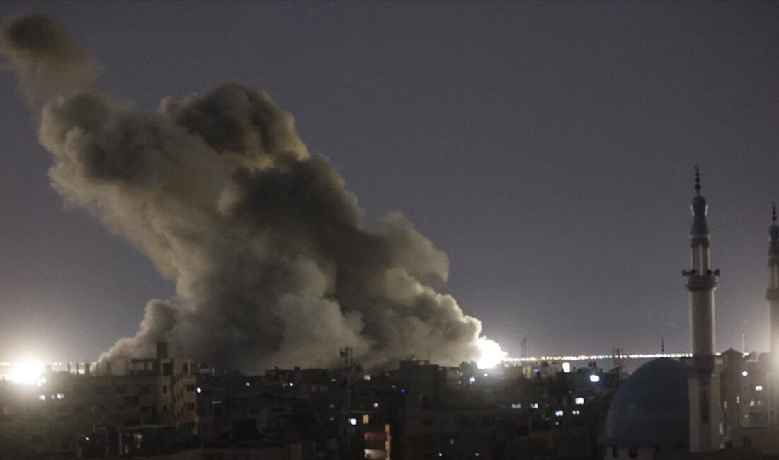 İsrail ordusunun gece boyu hava, kara ve denizden Gazze Şeridi'ne