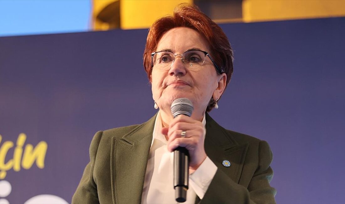 ANKARA (AA) – İYİ Parti Genel Başkanı Meral Akşener, yaptığı