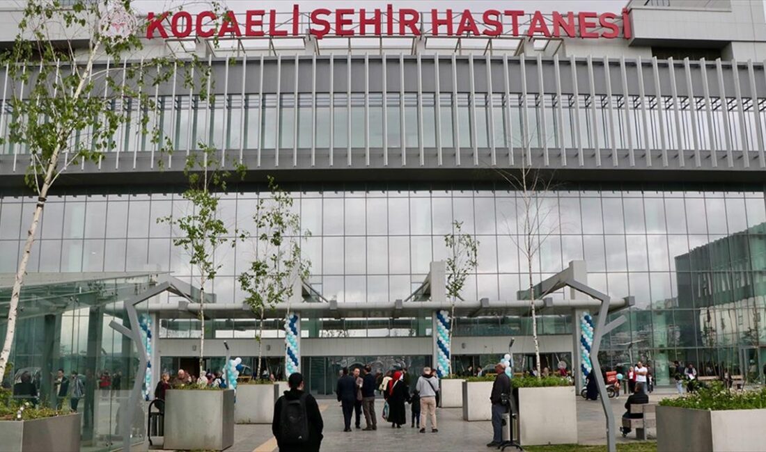Kocaeli'de inşa edilen 1218 yatak kapasiteli Şehir Hastanesi, 1 yılda