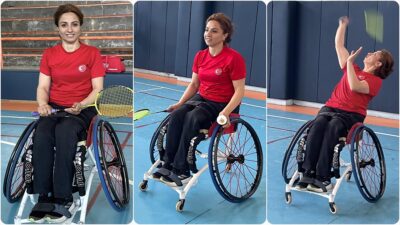 Tokyo 2020 Paralimpik Oyunları'nda Türkiye'yi para badmintonda temsil eden Emine