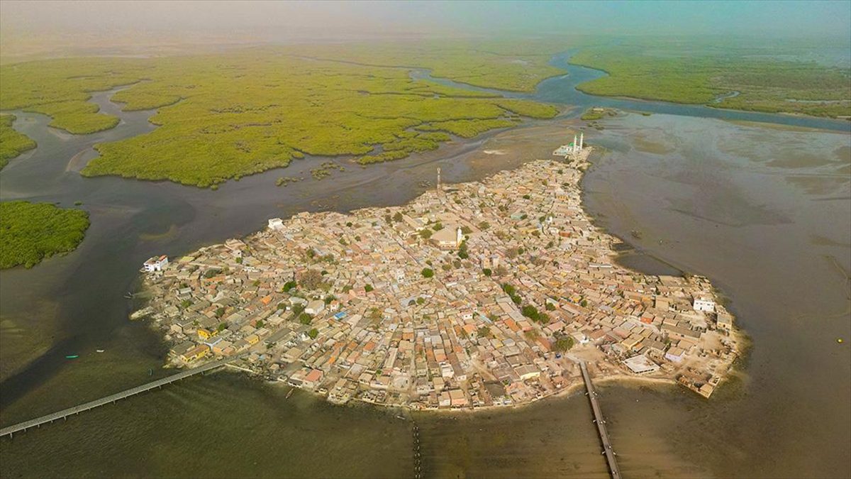 Senegal'in güneybatısında yer alan ve kum midyesi kabuklarından oluşan "deniz