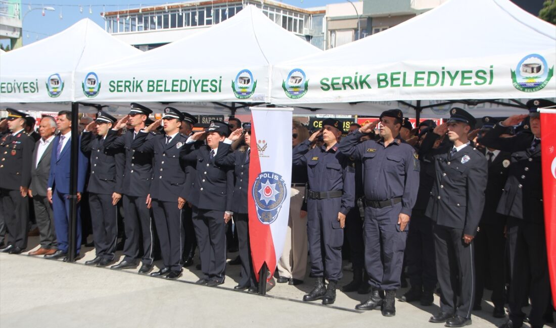 ANTALYA (AA) – Antalya'nın Serik ilçesinde Türk Polis Teşkilatının 179'uncu
