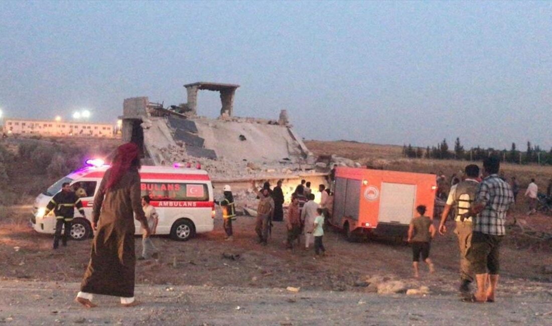 HALAB (AA) – Kilis’in Elbeyli ilçesinin karşısında bulunan beldenin kuzeyindeki