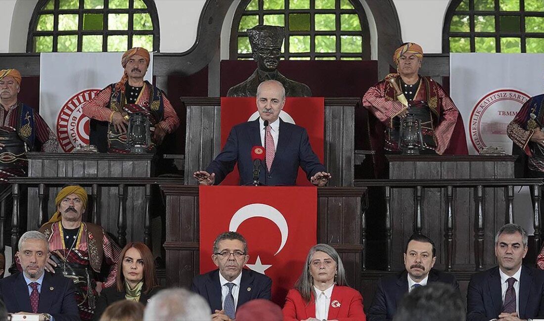 TBMM Başkanı Kurtulmuş, anma programındaki konuşmasında, "Türkiye Büyük Millet Meclisi'nde