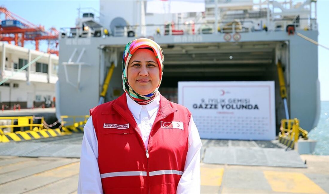 Türk Kızılay Genel Başkanı Fatma Meriç Yılmaz, Türkiye'nin "İyilik Gemileri"