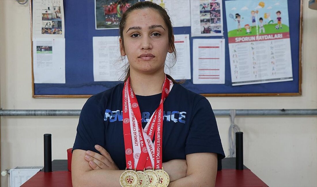 Elazığ'da yaşayan 17 yaşındaki Evindar Demirbağ, öğretmeninin yönlendirmesiyle başladığı bilek