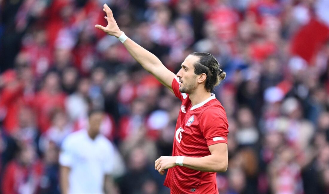 Fransa temsilcisi Lille'de forma giyen Yusuf Yazıcı'nın Aston Villa'ya attığı