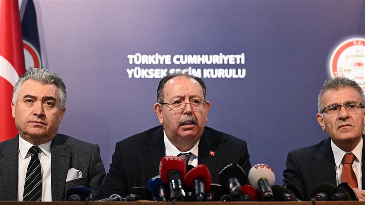 Yüksek Seçim Kurulu Başkanı Ahmet Yener, "Büyükşehir belediye başkanlığı seçimi