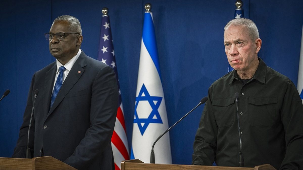 ABD Savunma Bakanı Lloyd Austin, İsrail Savunma Bakanı Yoav Gallant