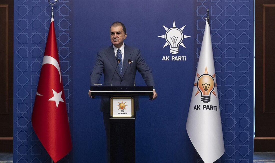 AK Parti Genel Başkan Yardımcısı ve Parti Sözcüsü Ömer Çelik,