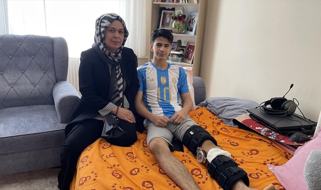 Konya'da amatör kümede oynanan maçta bacağı kırılan futbolcunun ailesi, karşılaşma