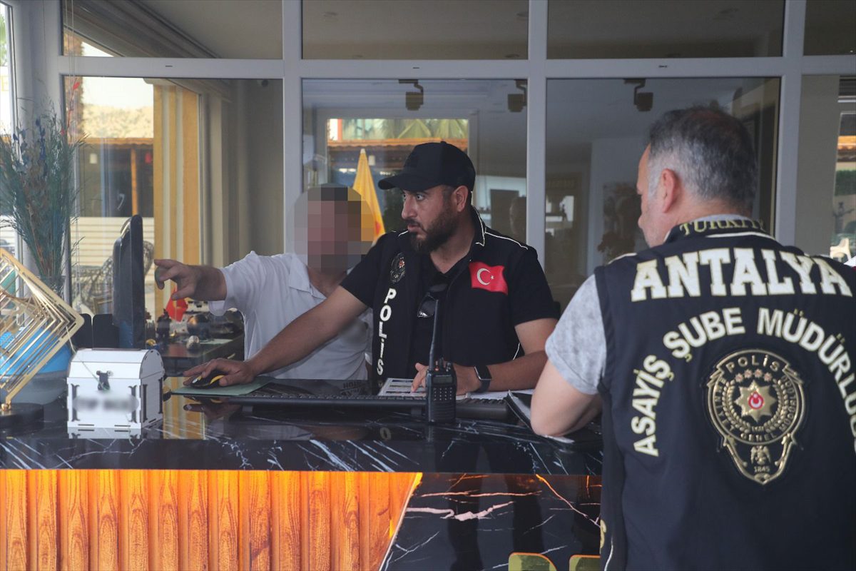 Antalya'da günübirlik kiralanan evler denetlendi