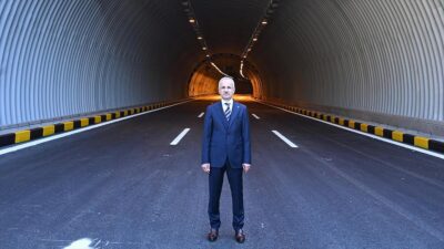 Ulaştırma ve Altyapı Bakanı Uraloğlu, Bolu Dağı Tüneli'nin heyelanlara karşı