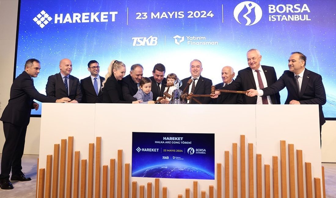 Hareket Proje Taşımacılığı ve Yük Mühendisliği AŞ, bugün düzenlenen gong