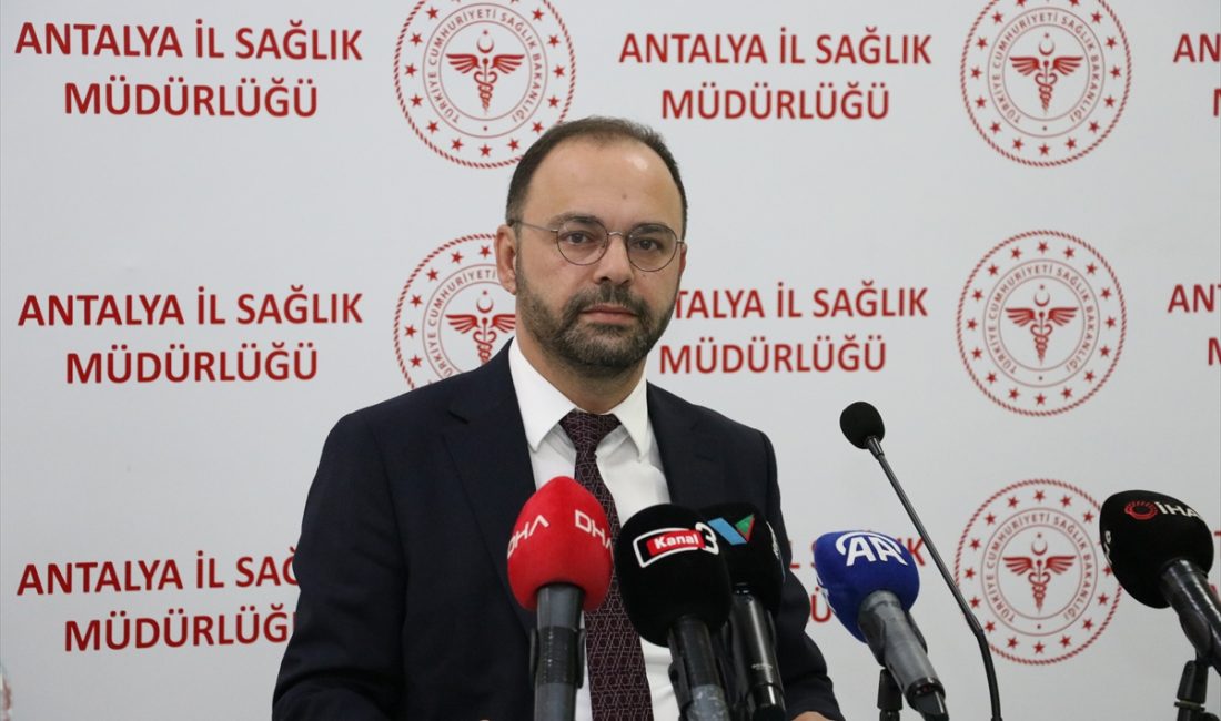 ANTALYA (AA) – Antalya İl Sağlık Müdürü Evren Ekingen, Burdur