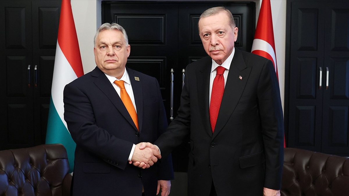 Cumhurbaşkanı Recep Tayyip Erdoğan, Macaristan Başbakanı Viktor Orban ile bir