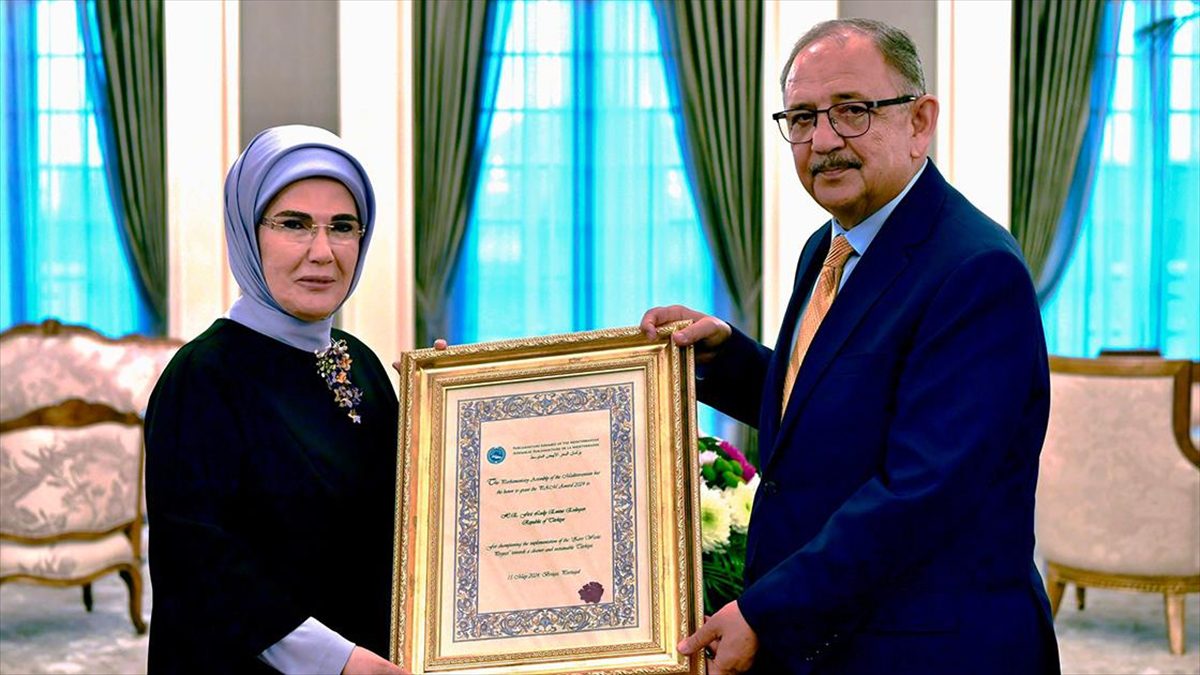 Emine Erdoğan, Akdeniz Parlamenter Asamblesinin (AKDENİZ-PA) Sıfır Atık projesine verilen