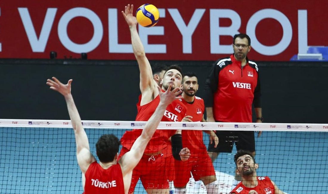 A Milli Erkek Voleybol Takımı, tarihinde ilk kez mücadele ettiği