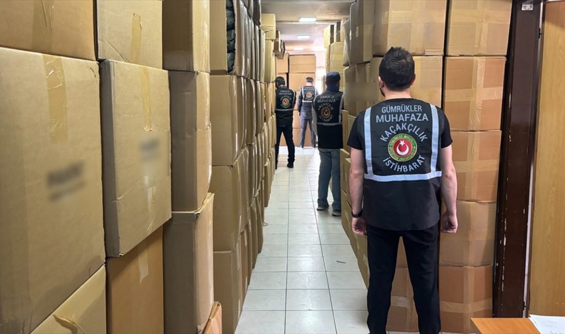 Ticaret Bakanlığı Gümrük Muhafaza ekipleri, kaçakçılıkla mücadele çalışmaları kapsamında geçen