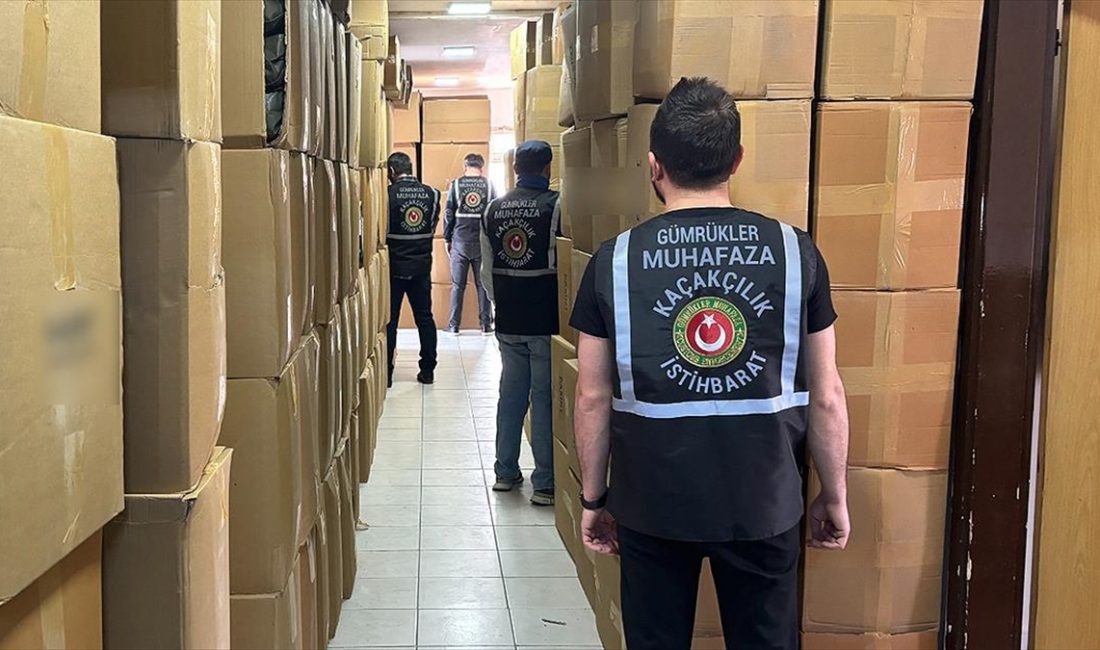 Ticaret Bakanlığı Gümrük Muhafaza ekiplerinin, Mersin ve Kocaeli'de gerçekleştirdiği operasyonlarda