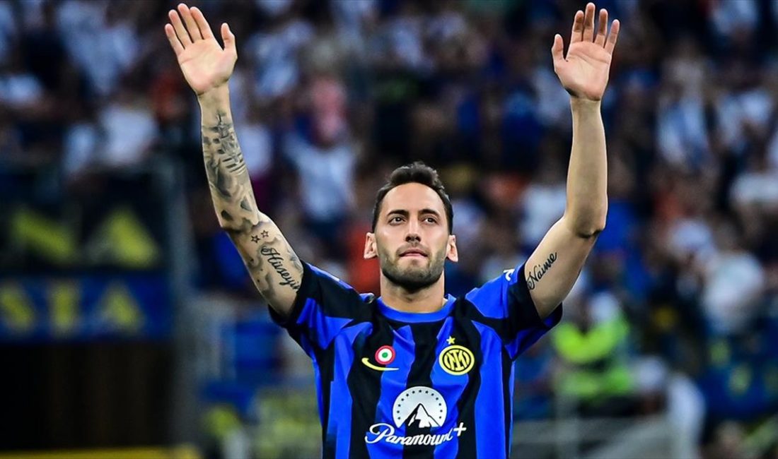 Inter'de forma giyen milli oyuncu Hakan Çalhanoğlu, İtalya 1. Futbol