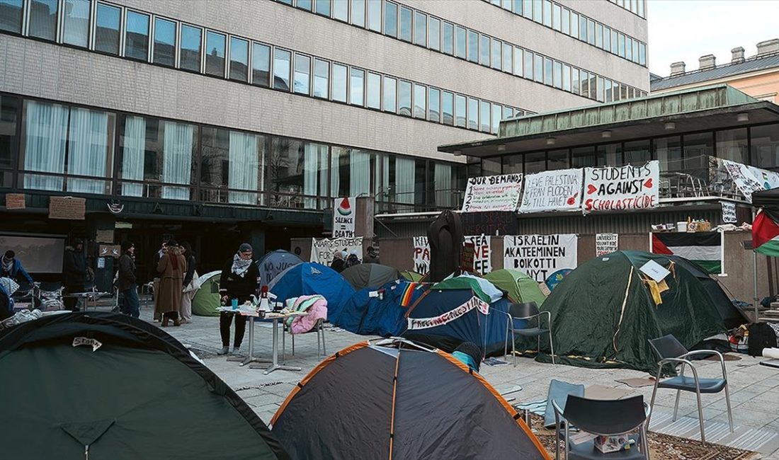 Finlandiya'daki Helsinki Üniversitesi, Gazze'deki sivil kayıplar ve kötüleşen insani durumdan