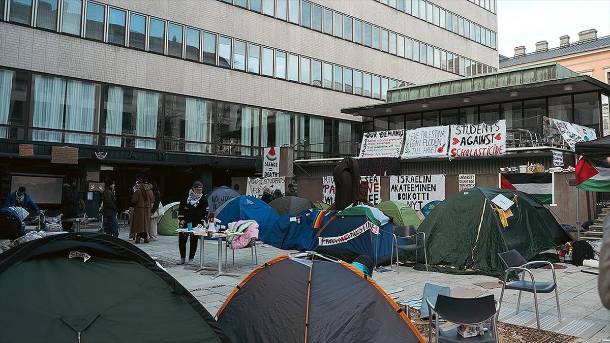 Finlandiya'daki Helsinki Üniversitesi, Gazze'deki sivil kayıplar ve kötüleşen insani durumdan