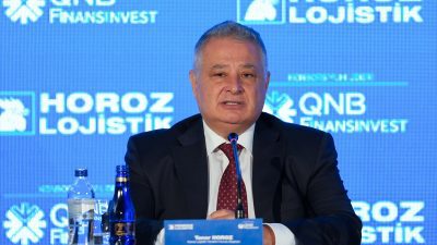 Toplantıya, Horoz Lojistik Yönetim Kurulu Başkanı Taner Horoz, Horoz Lojistik