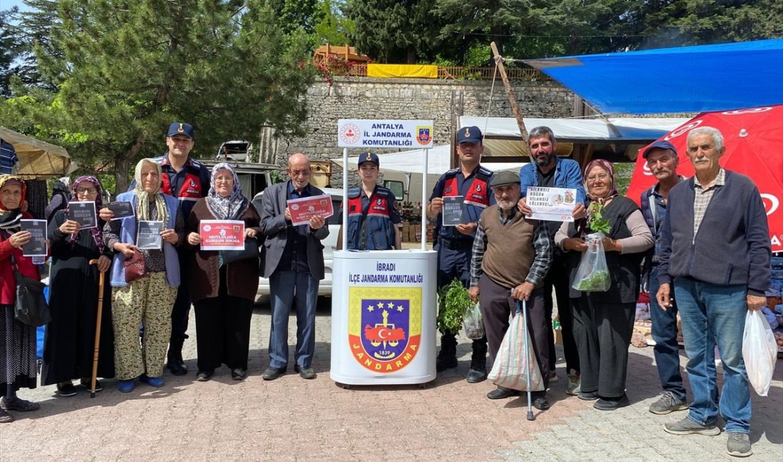ANTALYA (AA) – Antalya'nın İbradı ilçesinde jandarma ekiplerince "Mutluluğa Kurşun