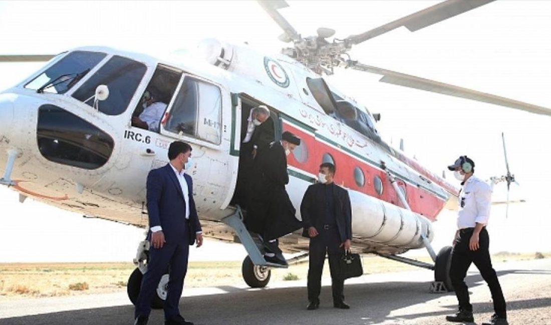 İran'da Cumhurbaşkanı İbrahim Reisi ve beraberindeki heyeti taşırken düşen helikopter